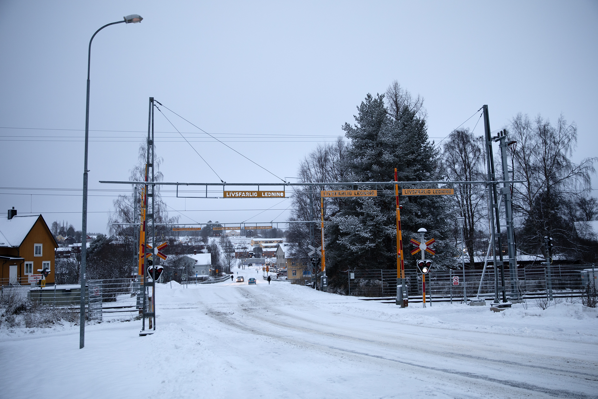 Tågövergång i Nälden